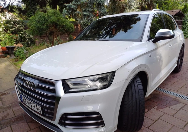 Audi SQ5 cena 167000 przebieg: 110000, rok produkcji 2017 z Warszawa małe 466